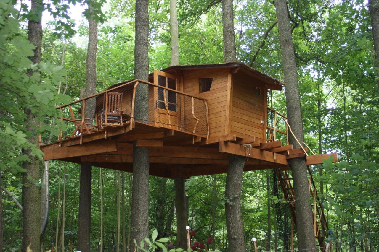 Treehouse V Brdech Villa Bohutín Exterior foto