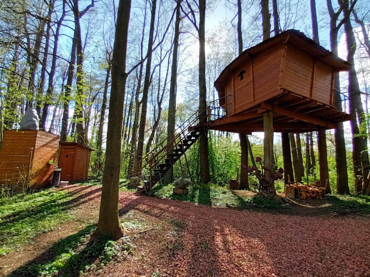 Treehouse V Brdech Villa Bohutín Exterior foto