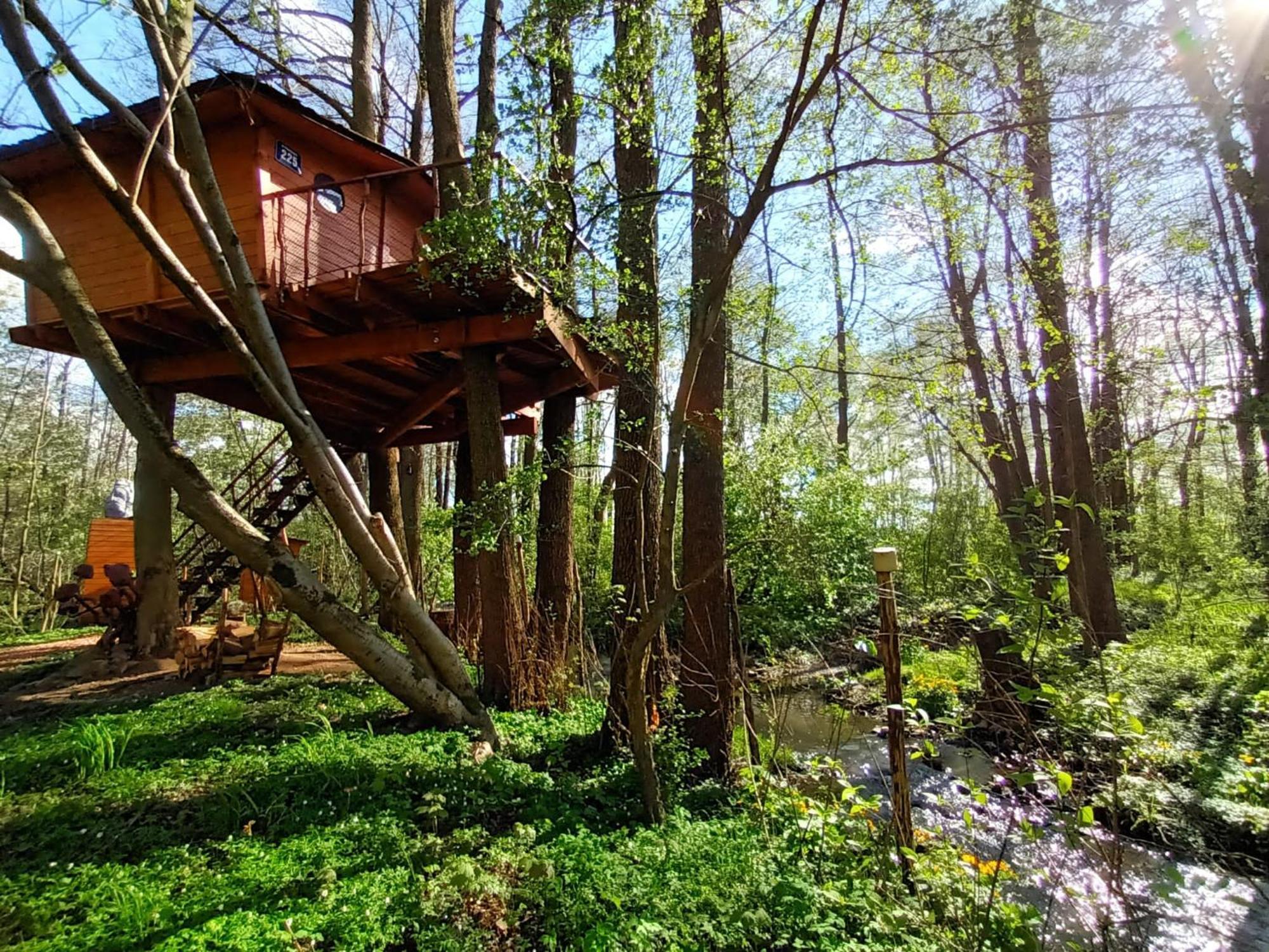 Treehouse V Brdech Villa Bohutín Exterior foto